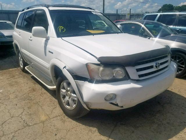 toyota highlander 2003 vin jtehf21a030155085