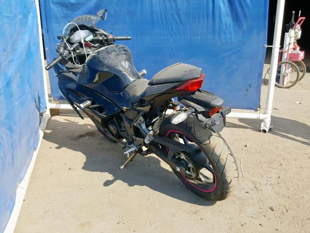 undisplay KAWASAKI EX300 B 2014 Чорний