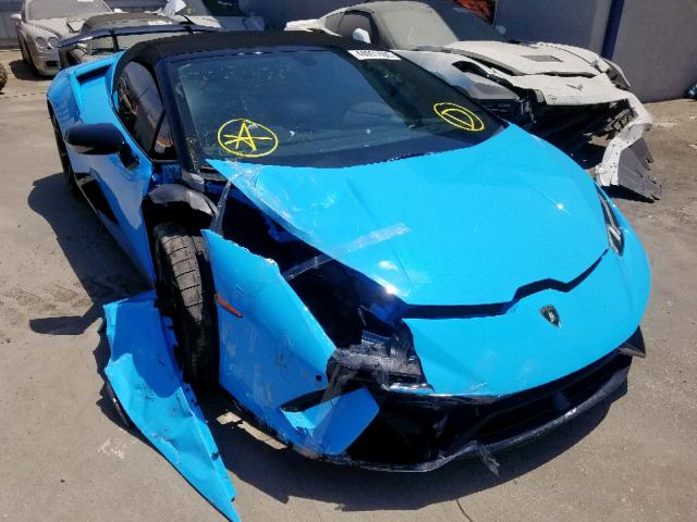 2018 LAMBORGHINI HURACAN PERFORMANTE en venta CA - SUN VALLEY | Wed. Aug  07, 2019 - Copart EEUU