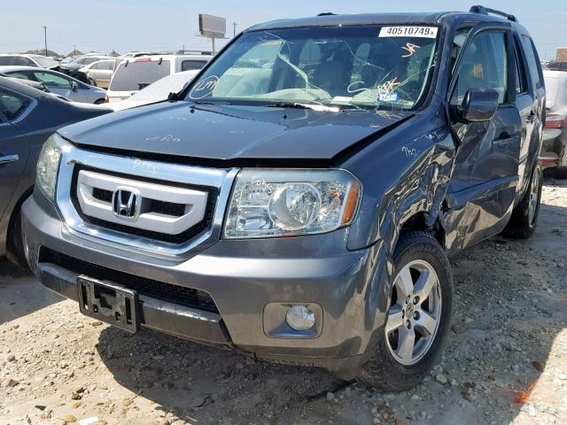 VIN 2T3P1RFV3KC007298 2011 HONDA PILOT EXLN no.2