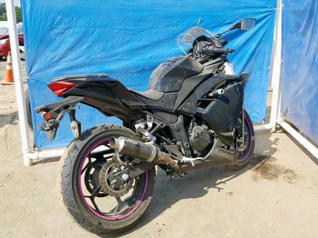 undisplay KAWASAKI EX300 B 2014 Чорний