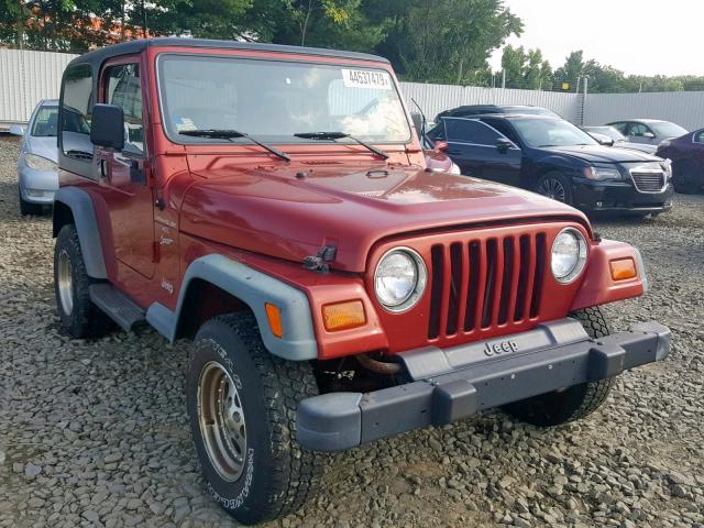 1999 JEEP WRANGLER / TJ SPORT Photos | CT - HARTFORD - Salvage Car ...