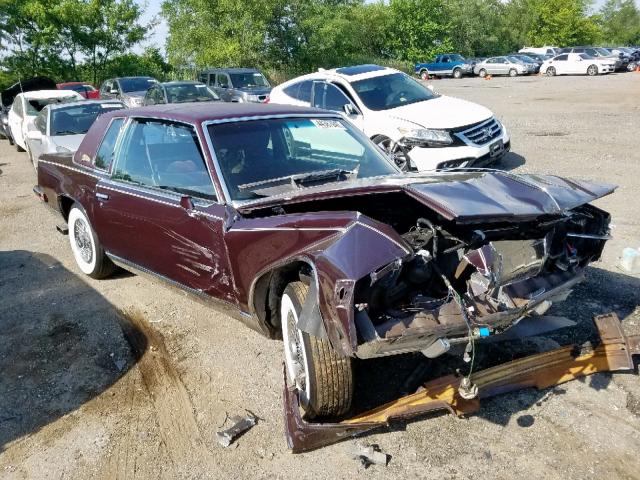 1987 Oldsmobile Cutlass Supreme Brougham For Sale Md Baltimore Mon Sep 09 19 Used Repairable Salvage Cars Copart Usa