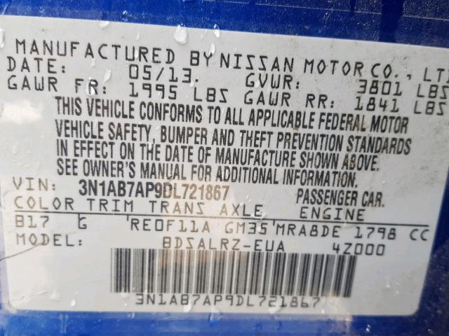 2013 Nissan Sentra Owners Manual >> 2013 Nissan Sentra S 1 8l 4 For Sale In Riverview Fl Lot 44235769 2013 Nissan Sentra Owners Manual >> 2013 Nissan Sentra S 1 8l 4 For Sale In Riverview Fl Lot 44235769