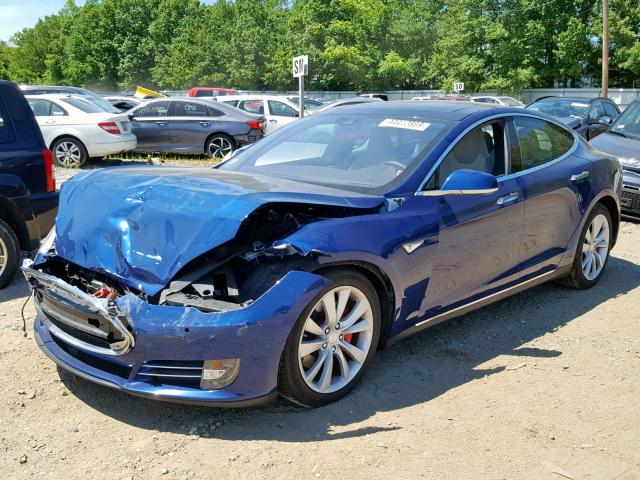 2015 Tesla Model S P85d Photos Ma North Boston Salvage