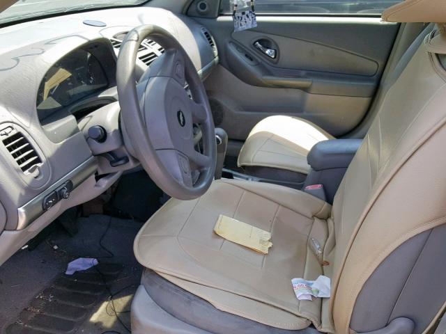 2005 Chevrolet Malibu Ls 3 5l 6 For Sale In Finksburg Md Lot 44514239