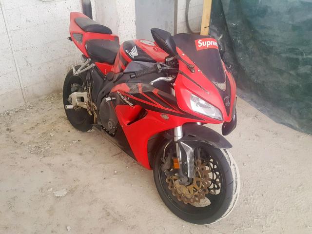 honda cbr1000 2007 vin jh2sc57027m307912