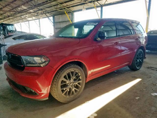 Dodge Durango 2 красный матовый