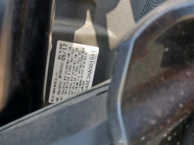 2017 YAMAHA FZ10 JYARN48E3HA001581