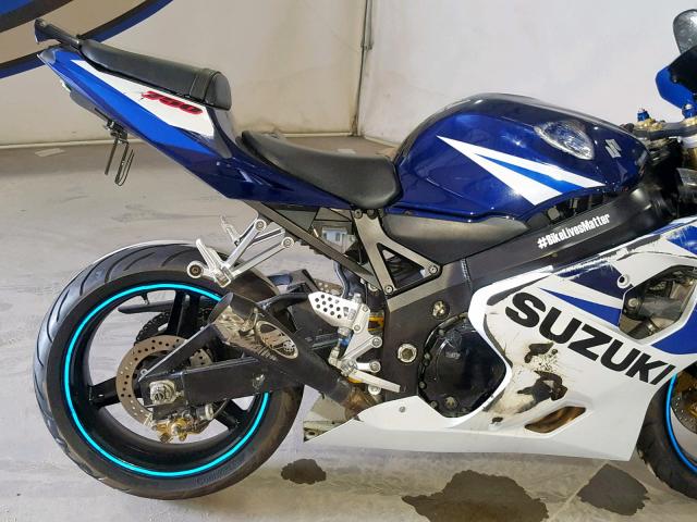 2005 SUZUKI GSX-R750 K JS1GR7JA252108422