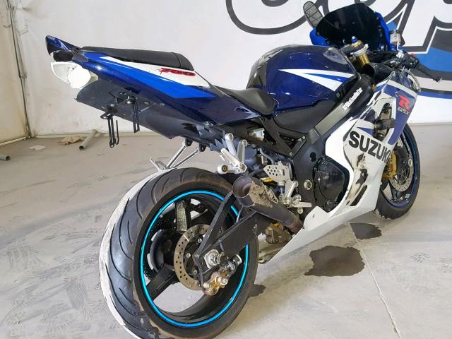 2005 SUZUKI GSX-R750 K JS1GR7JA252108422