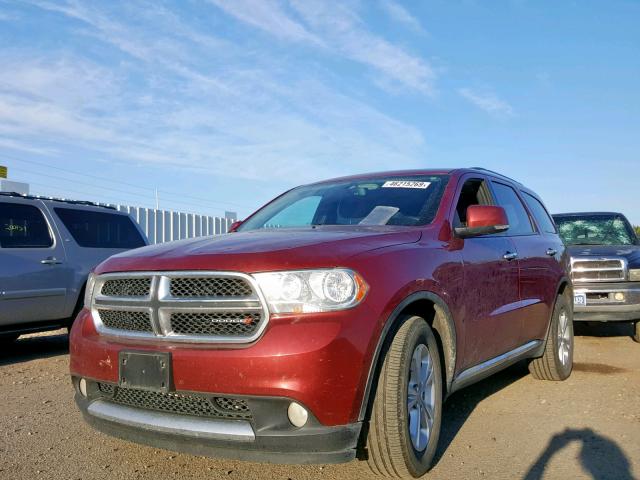 Dodge Durango 2 красный матовый