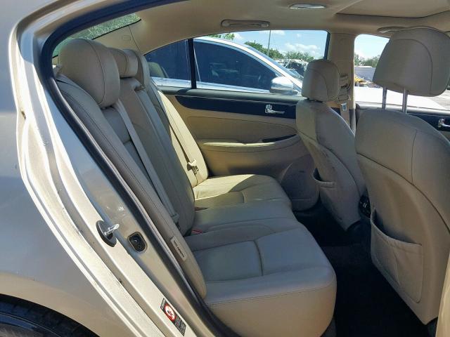 2010 Hyundai Genesis Sedan 4d 4 6l 8 Gas Gold للبيع West