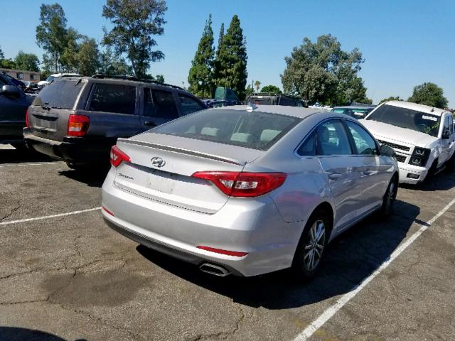 Седаны HYUNDAI SONATA 2017 Серебристый