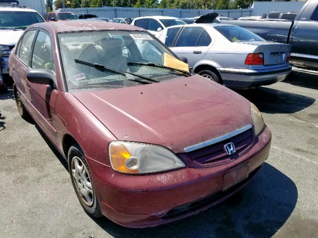 Dlr Dis Exp Ct Others Acq 2002 Honda Civic Lx Sedan 4d 1 7l 4 For