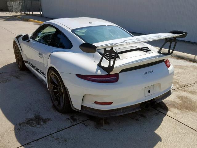 VIN WP0AF2A96GS192860 2016 Porsche 911, Gt3 Rs no.3