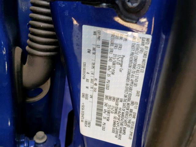 2015 FORD FOCUS 1FADP3F2XFL230018