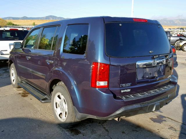 2012 HONDA PILOT LX 5FNYF4H28CB005788