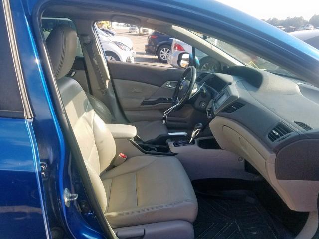 2012 Honda Civic Exl 1 8l 4 للبيع في Eight Mile Al Lot 48253929