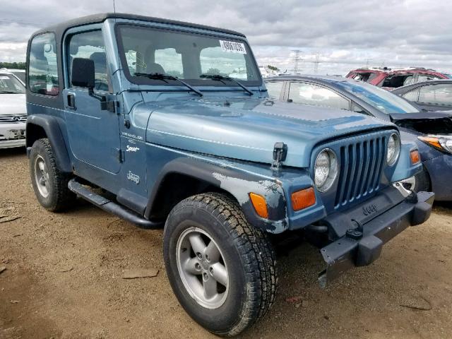 1998 JEEP WRANGLER / TJ SPORT for Sale | IL - CHICAGO NORTH | Thu. Oct 17,  2019 - Used & Repairable Salvage Cars - Copart USA