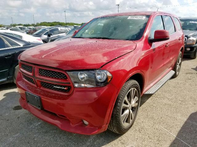 Dodge Durango 2 красный матовый