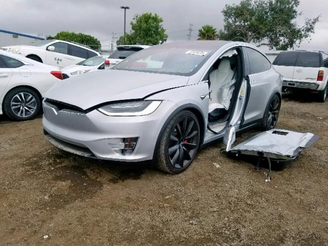 2018 Tesla Model X Photos Ca San Diego Salvage Car