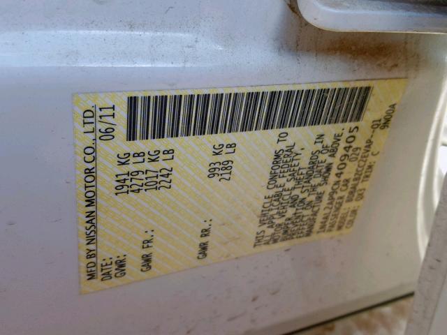 2012 NISSAN ALTIMA BAS 1N4AL2AP9CN409405