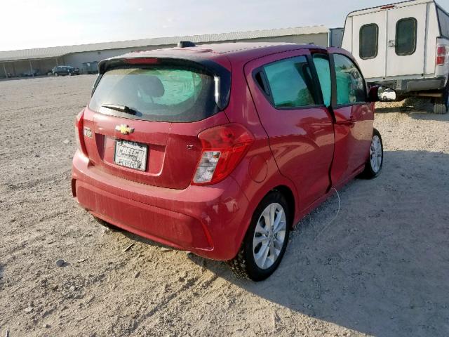 2019 Chevrolet Spark 1 4l 4 Gas Red للبيع Madisonville Tn