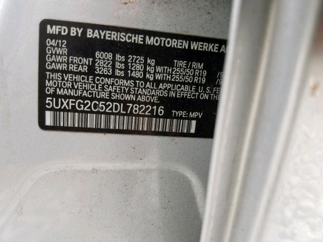 5UXFG2C52DL782216 BMW X6 2013. Фото: 9