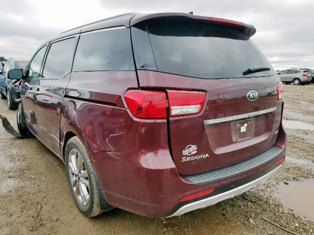 2015 KIA SEDONA SXL KNDME5C16F6049455