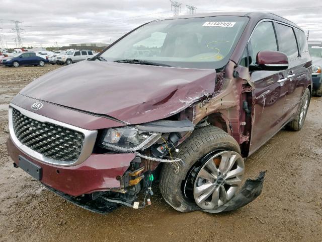 2015 KIA SEDONA SXL KNDME5C16F6049455