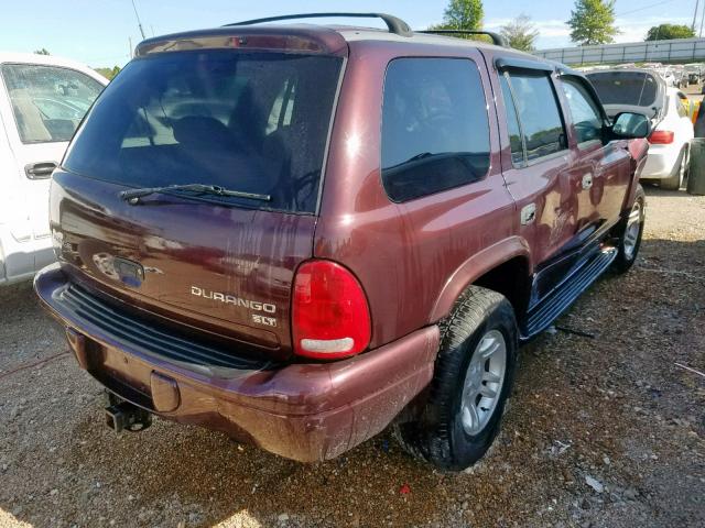 dodge durango 2003 vin 1d4hs58n63f588100