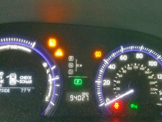 2010 LEXUS HS 250H JTHBB1BA6A2001091