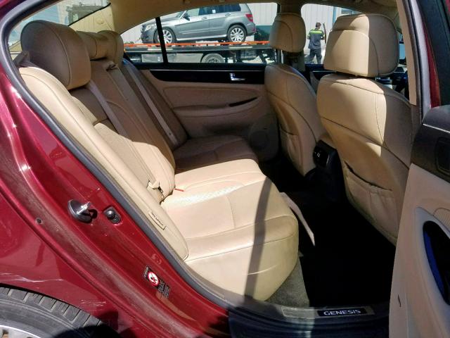 Salvage Title 2010 Hyundai Genesis Sedan 4d 4 6l 8 For Sale In