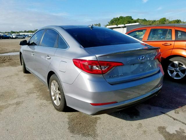 VIN 5NPE24AF1HH549666 2017 Hyundai Sonata, SE no.3