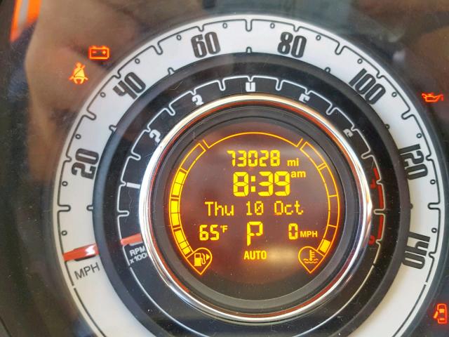 2012 FIAT 500 LOUNGE 3C3CFFCR9CT385725