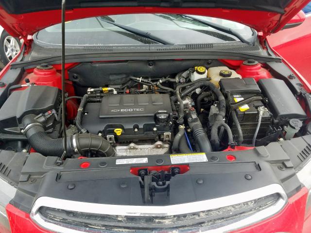 Седани CHEVROLET CRUZE 2015 Червоний