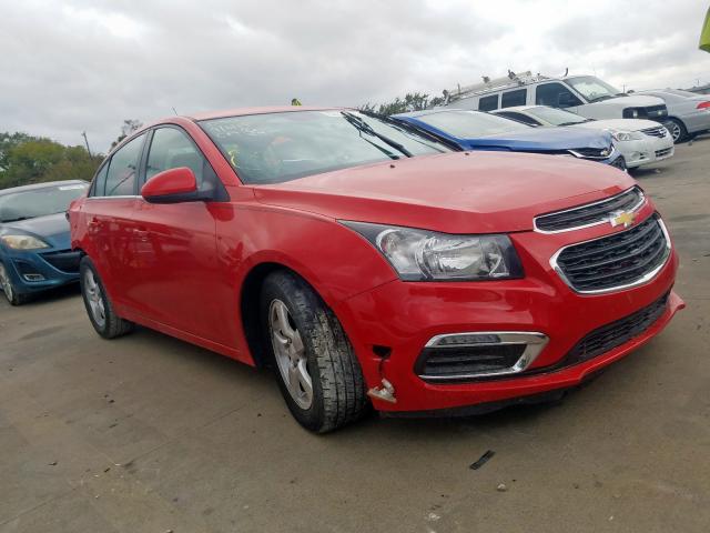 Седани CHEVROLET CRUZE 2015 Червоний