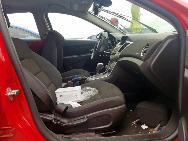 Седани CHEVROLET CRUZE 2015 Червоний