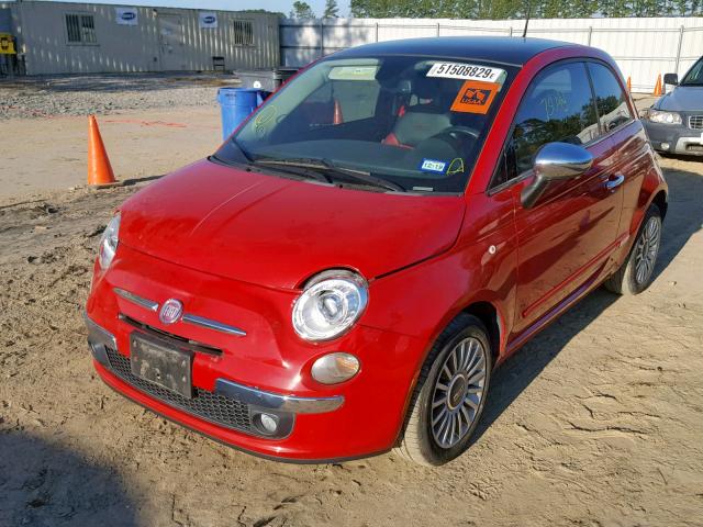 2012 FIAT 500 LOUNGE 3C3CFFCR9CT385725