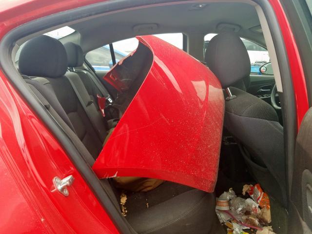 Седани CHEVROLET CRUZE 2015 Червоний