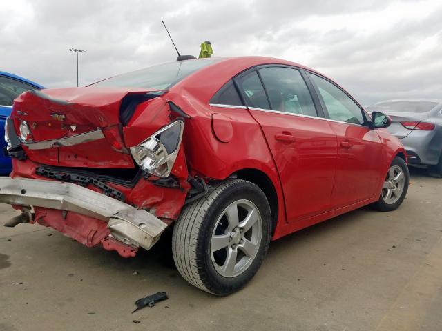 Седани CHEVROLET CRUZE 2015 Червоний