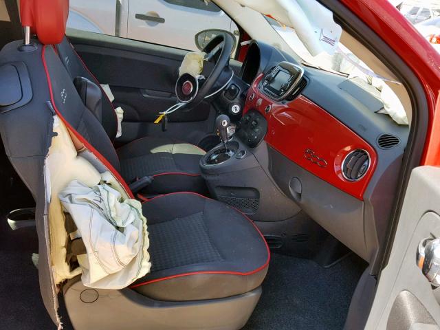Salvage Vehicle Title 2019 Fiat 500 1 4l 4 For Sale In Abilene Tx