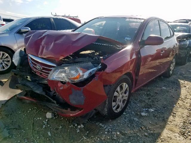 2010 HYUNDAI ELANTRA BL KMHDU4AD2AU109631