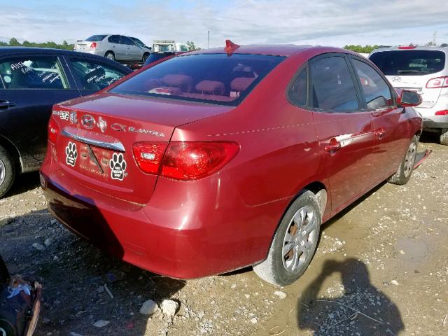 2010 HYUNDAI ELANTRA BL KMHDU4AD2AU109631