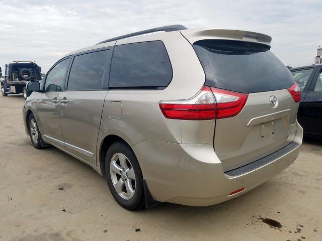 Toyota Sienna 2018 багажник