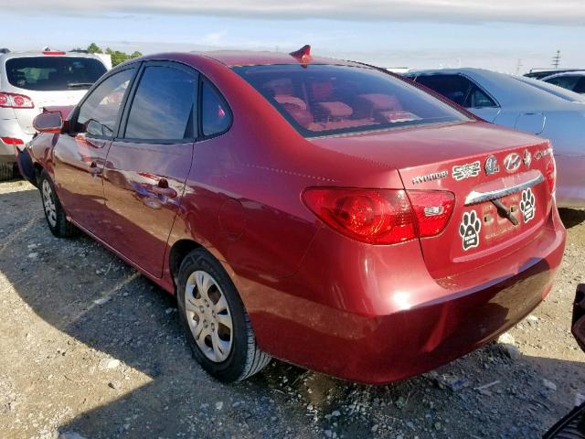 2010 HYUNDAI ELANTRA BL KMHDU4AD2AU109631