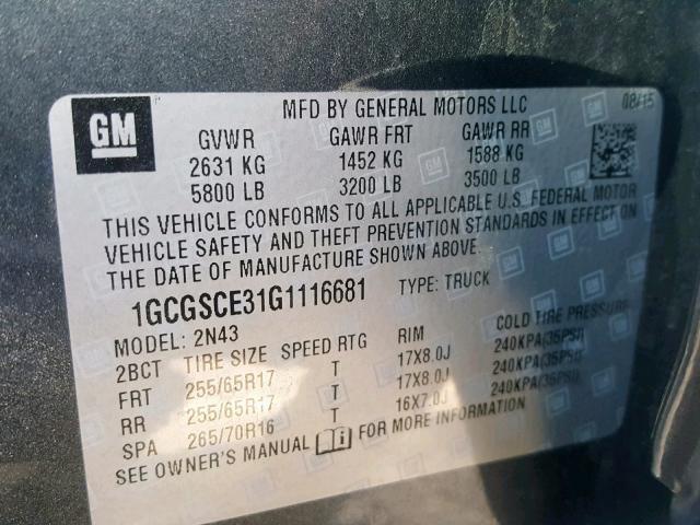 1GCGSCE31G1116681
