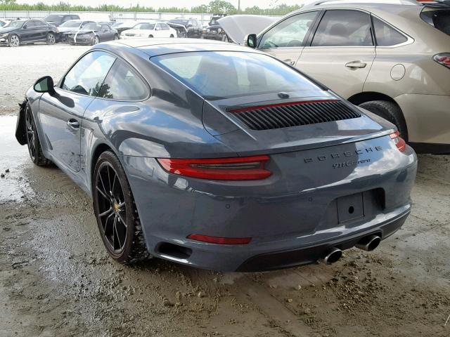 VIN WP0AA2A90HS108029 2017 Porsche 911, Carrera no.3