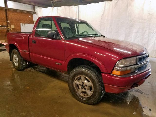 chevrolet s-10 pickup 2000 vin 1gcdt14w7y8205454
